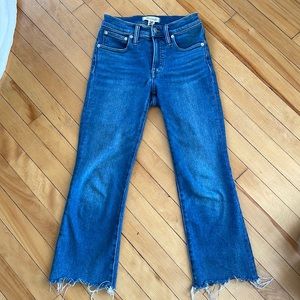 Madewell Cali Demi Boot Jeans 25 petite